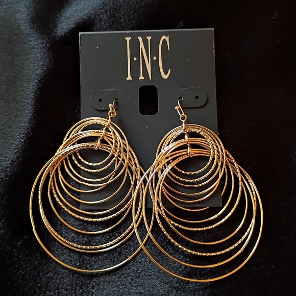INC International Concepts Jewelry - multi hoop earrings layered